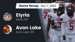 Recap: Elyria  vs. Avon Lake  2022