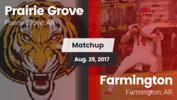 Matchup: Prairie Grove vs. Farmington  2017