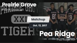 Matchup: Prairie Grove vs. Pea Ridge  2017
