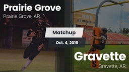 Matchup: Prairie Grove vs. Gravette  2019