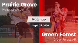 Matchup: Prairie Grove vs. Green Forest  2020