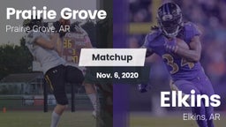 Matchup: Prairie Grove vs. Elkins  2020