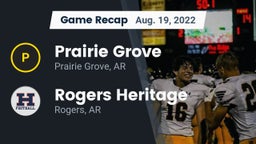 Recap: Prairie Grove  vs. Rogers Heritage  2022
