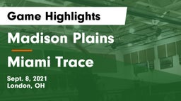 Madison Plains  vs Miami Trace Game Highlights - Sept. 8, 2021
