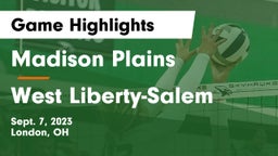 Madison Plains  vs West Liberty-Salem  Game Highlights - Sept. 7, 2023