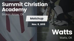 Matchup: Summit Christian Aca vs. Watts  2019