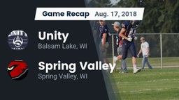 Recap: Unity  vs. Spring Valley  2018