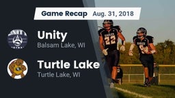 Recap: Unity  vs. Turtle Lake  2018