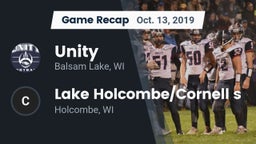 Recap: Unity  vs. Lake Holcombe/Cornell s 2019