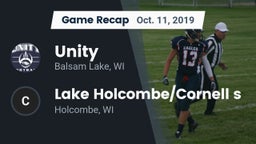 Recap: Unity  vs. Lake Holcombe/Cornell s 2019