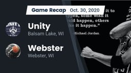 Recap: Unity  vs. Webster  2020