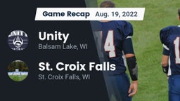 Recap: Unity  vs. St. Croix Falls  2022