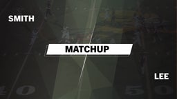 Matchup: Smith vs. Lee  2016