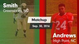 Matchup: Smith vs. Andrews  2016