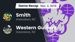 Recap: Smith  vs. Western Guilford  2018