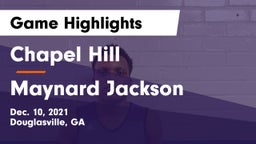 Chapel Hill  vs Maynard Jackson  Game Highlights - Dec. 10, 2021