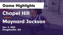 Chapel Hill  vs Maynard Jackson  Game Highlights - Jan. 2, 2024