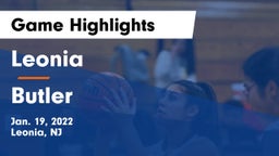 Leonia  vs Butler  Game Highlights - Jan. 19, 2022