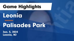 Leonia  vs Palisades Park  Game Highlights - Jan. 5, 2024