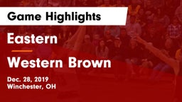 Eastern  vs Western Brown  Game Highlights - Dec. 28, 2019