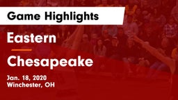 Eastern  vs Chesapeake  Game Highlights - Jan. 18, 2020