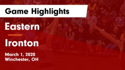Eastern  vs Ironton Game Highlights - March 1, 2020