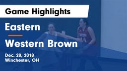 Eastern  vs Western Brown  Game Highlights - Dec. 28, 2018