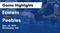 Eastern  vs Peebles  Game Highlights - Dec. 16, 2019