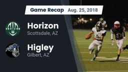 Recap: Horizon  vs. Higley  2018