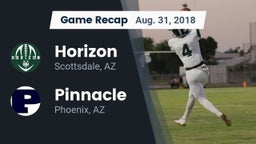 Recap: Horizon  vs. Pinnacle  2018