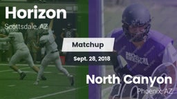 Matchup: Horizon vs. North Canyon  2018