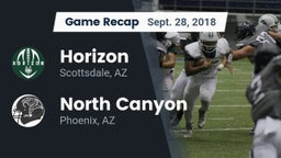 Recap: Horizon  vs. North Canyon  2018