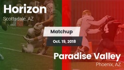 Matchup: Horizon vs. Paradise Valley  2018