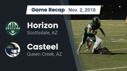 Recap: Horizon  vs. Casteel  2018
