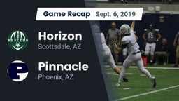 Recap: Horizon  vs. Pinnacle  2019