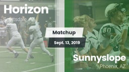 Matchup: Horizon vs. Sunnyslope  2019