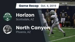 Recap: Horizon  vs. North Canyon  2019