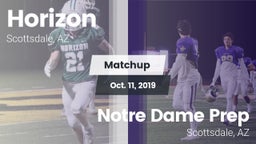 Matchup: Horizon vs. Notre Dame Prep  2019