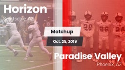 Matchup: Horizon vs. Paradise Valley  2019