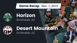 Recap: Horizon  vs. Desert Mountain  2019
