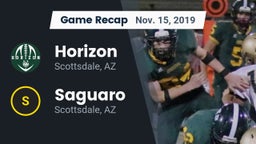 Recap: Horizon  vs. Saguaro  2019