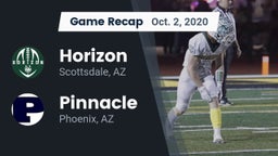 Recap: Horizon  vs. Pinnacle  2020