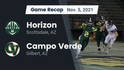 Recap: Horizon  vs. Campo Verde  2021