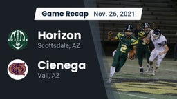 Recap: Horizon  vs. Cienega  2021