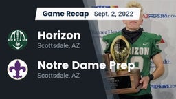 Recap: Horizon  vs. Notre Dame Prep  2022