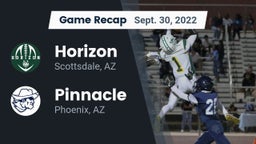 Recap: Horizon  vs. Pinnacle  2022