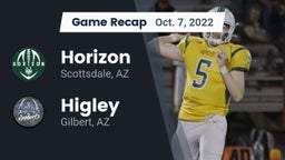 Recap: Horizon  vs. Higley  2022
