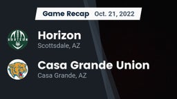 Recap: Horizon  vs. Casa Grande Union  2022