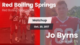Matchup: Red Boiling Springs vs. Jo Byrns 2017