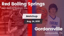 Matchup: Red Boiling Springs vs. Gordonsville  2017